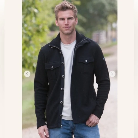 Kuhl Men's Black Zip-Up Sweater - Picture 1 of 9